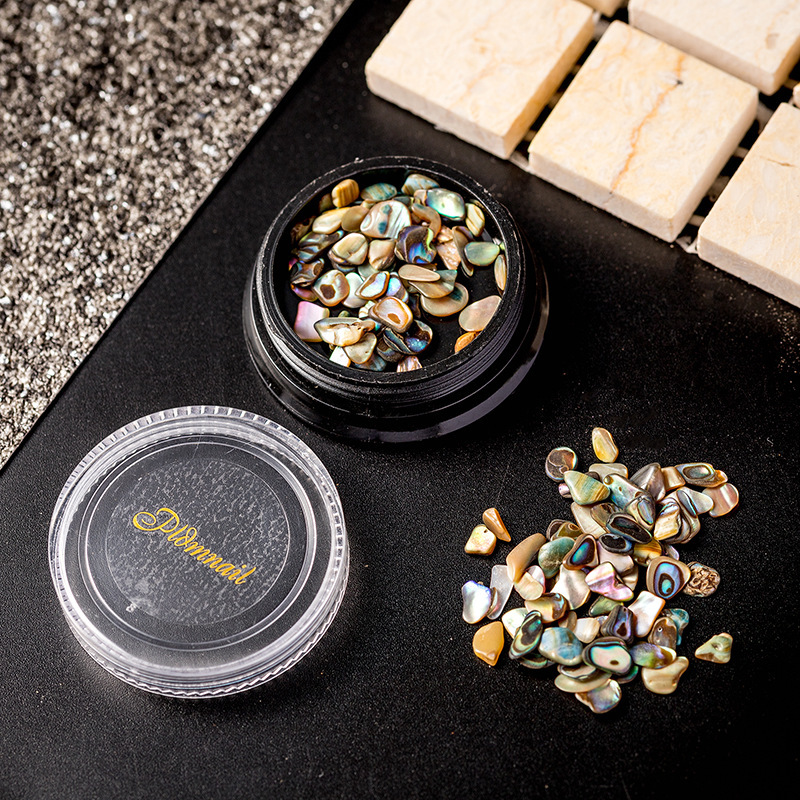 Japanese Nail Art Abalone Slice Irregular Fragments Natural Thick Shell Stone Jewelry ins Nail Art High Gloss