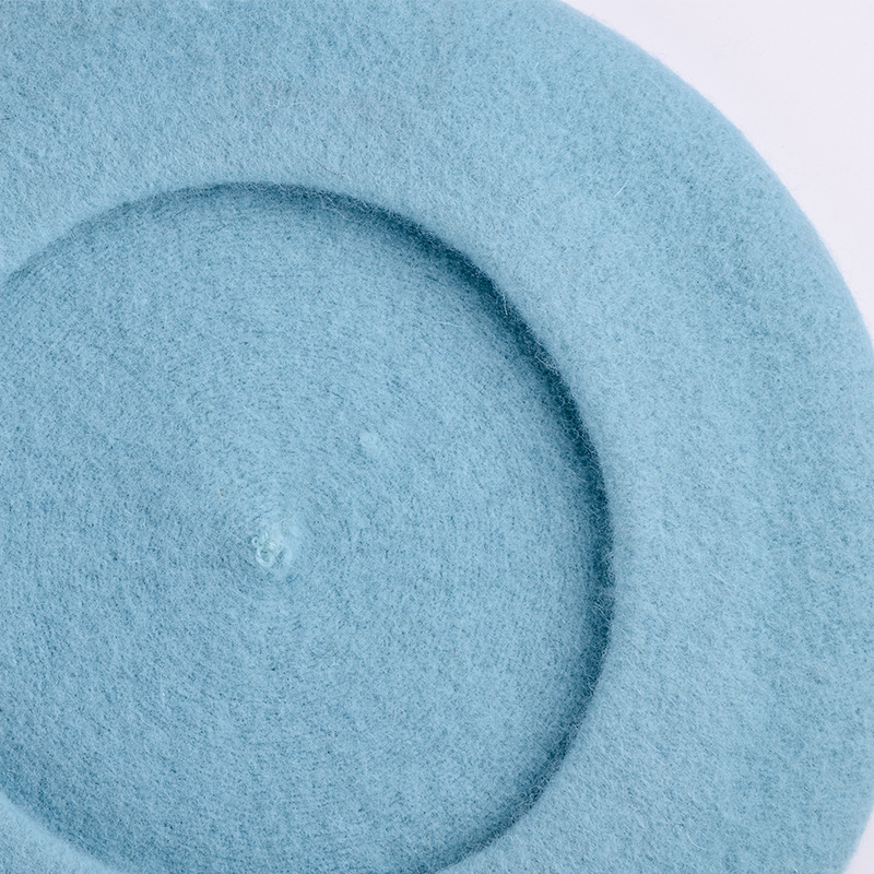 Unisex Wool beret Autumn-winter vintage woolen painter's hat Winter hat Lady's bud hat_voghion.com