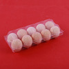 Egg dirt egg pallet transparent PVC sucking egg box red plastic eggs dragging the moon egg packing box