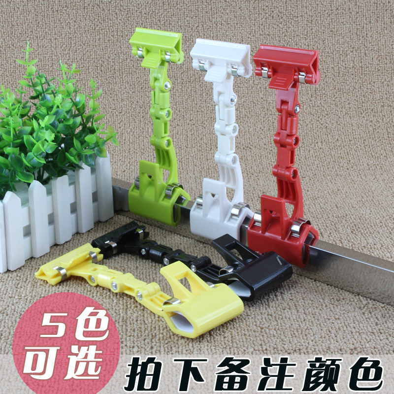 义乌批发机器广告夹 变形海报夹子 促销拇指夹 POP展示 万向百变