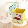 Japanese cartoon table square storage box, foldable remote control