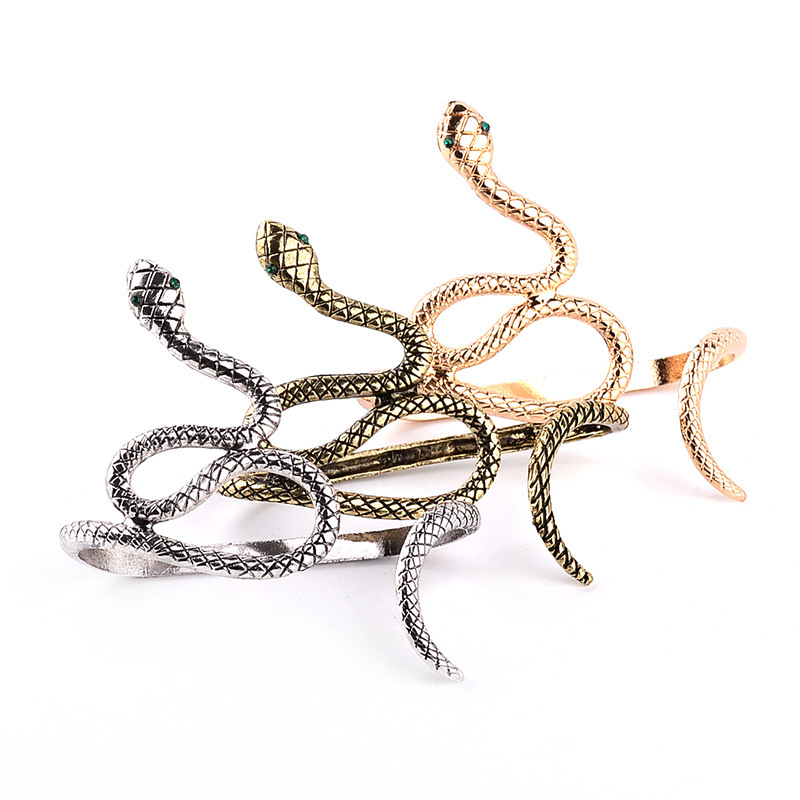 New Simple Retro Animal Winding Snake Wild Bracelet Nihaojewelry Wholesale display picture 2