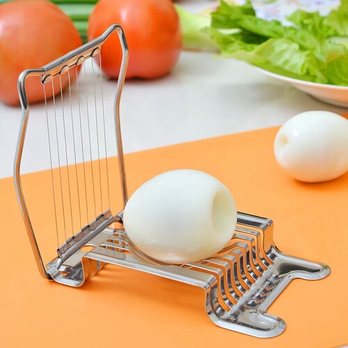 Japanese stainless steel egg cutter, multifunctional egg separator, fancy preserved egg opener, preserved egg slicer, egg cutter