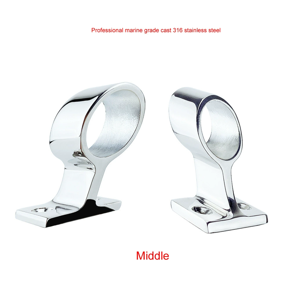 Cross-border spot 316 stainless steel multi-angle bracket deck railing handrail base support ship hardware