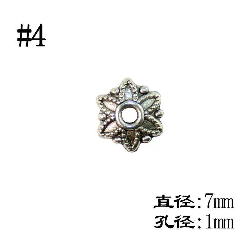 Бисерные наконечники (Zhuheyuan) Assorted декоративные разделители бусины, флористические дизайны, аксессуар для браслета DIY