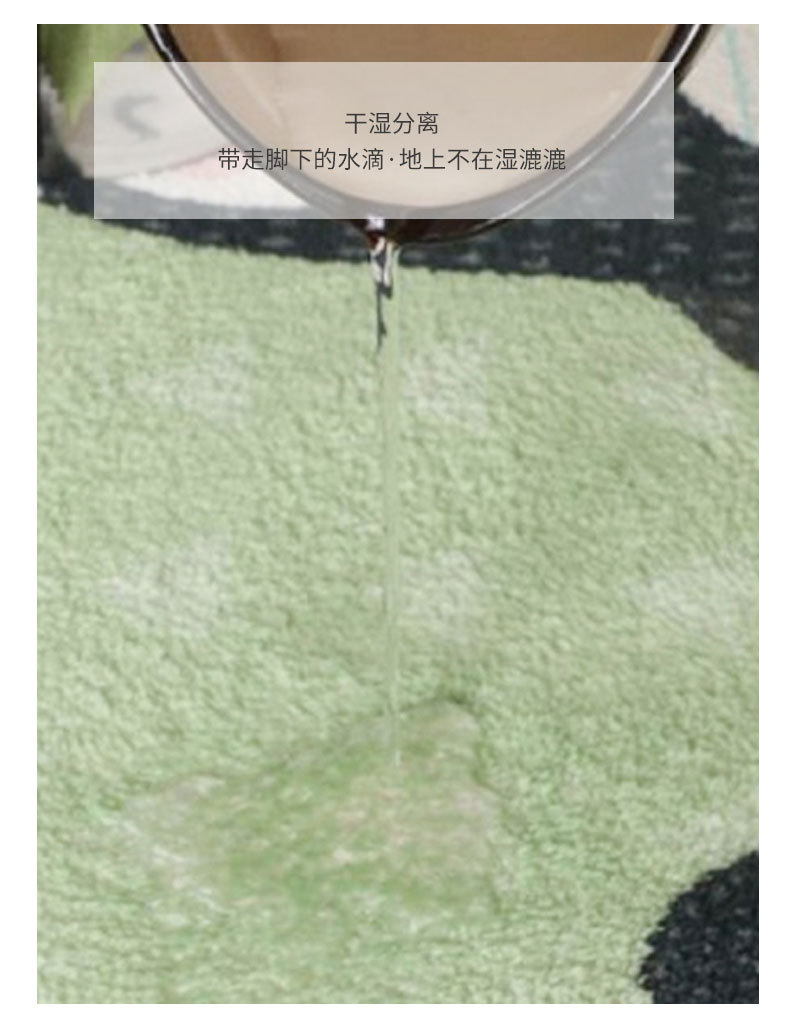 仿羊绒地毯地垫,日式地毯,浴室卫生间地毯,厕所门口地垫,入户进门口地垫