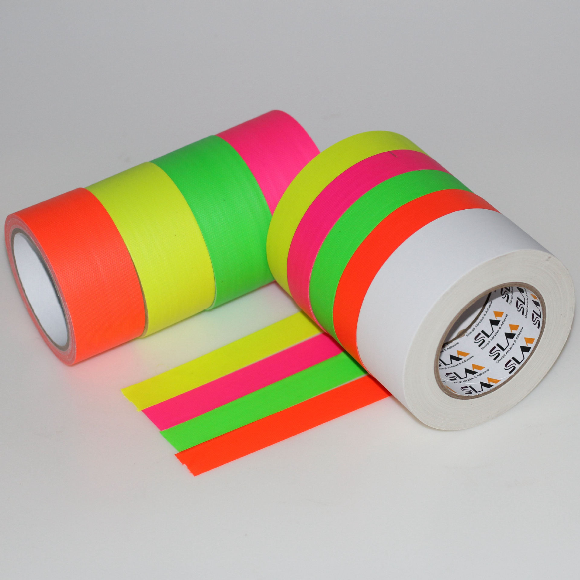 舞台装饰亚光荧光胶带道具摄影棚70FLU10mm无反光