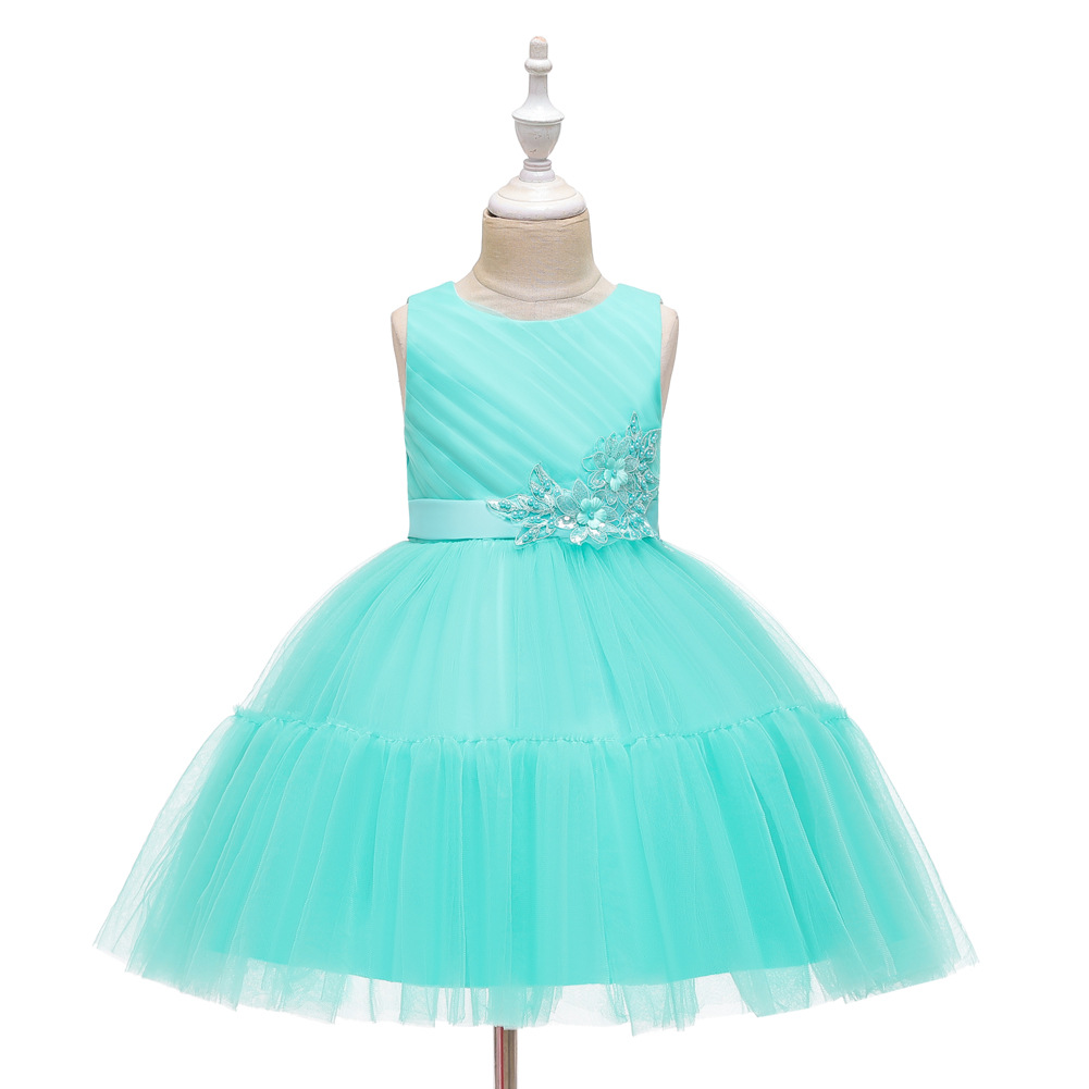 Little girls flowers Princess dressess baby girls Formal dress for wedding  party | eBay