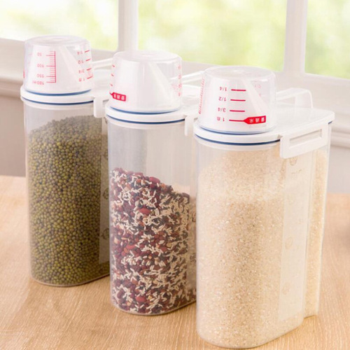 Japanese rice bucket kitchen dry food storage storage tank household moisture-proof and moth-proof grain storage sealed box