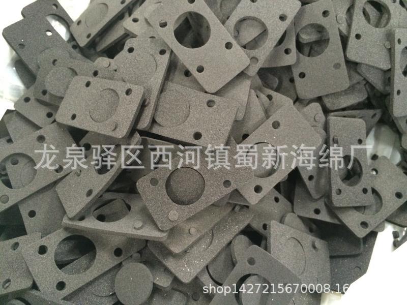 厂家直销黑色高密度海绵/成型小方格铝箱波浪海绵/高密度海绵