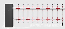 单层栅栏道闸 南京百胜智能道闸小区停车场自动起落杆遥控道闸门
