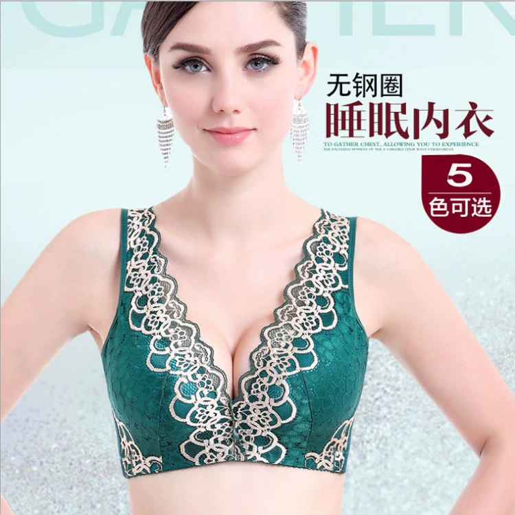 Tank top, lace underwear, supporting wireless bra, plus size