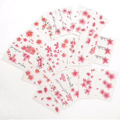 Cherry Blossom Tattoo Sticker Small Fresh and Beautiful Ins Style New Sexy Goddess Peach Blossom Flower Collarbone Tattoo Sticker