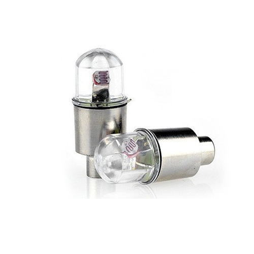 Bicycle colorful wheel hub light, 7-color tire valve light, mountain tire light, smart 7-color valve light