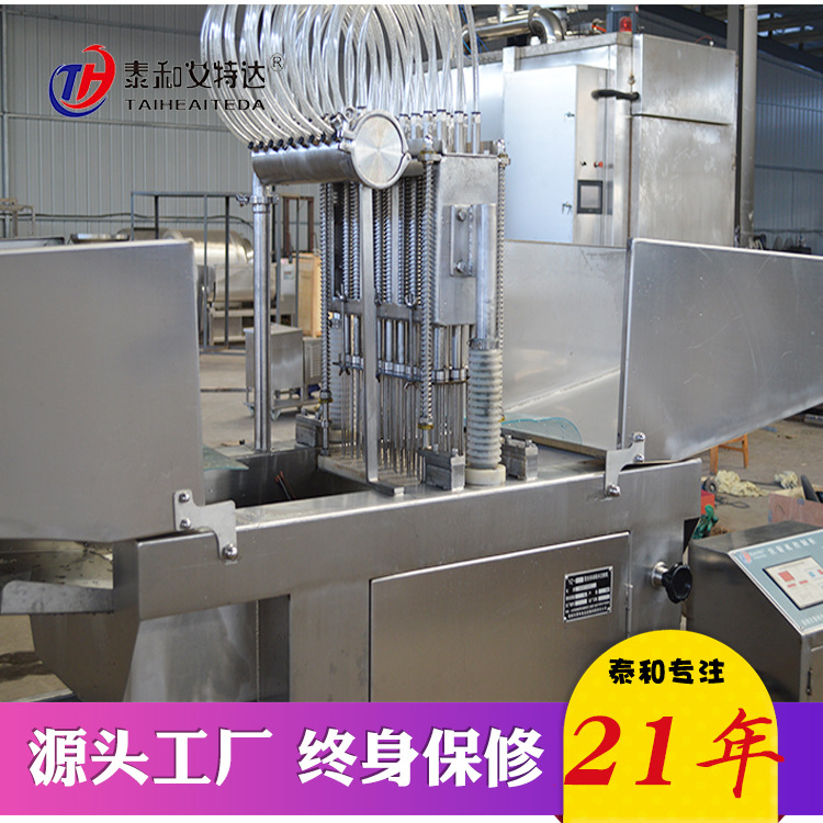 厂家热销鸡胸肉盐水注射机 全自动变频单针单管牛肉排盐水注射机