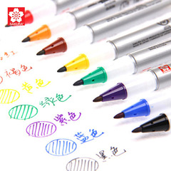 Wholesale Japanese Sakura SAKURA small double-headed oil-based color marker painting hook pen XYK-T