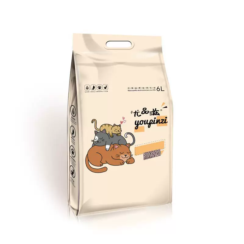 尤品滋 Mixed cat litter 6L бамбуковый уголь наполнитель для кошек