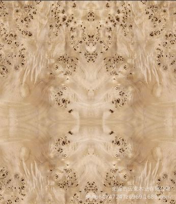 现货供应白杨树榴木饰面板木皮贴面板装修板免漆板 实木木皮拼花