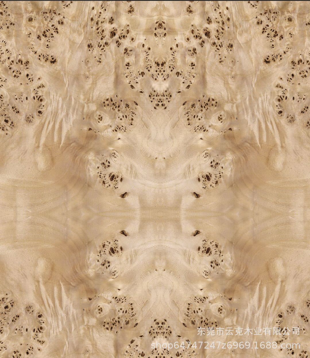 现货供应白杨树榴木饰面板木皮贴面板装修板免漆板 实木木皮拼花