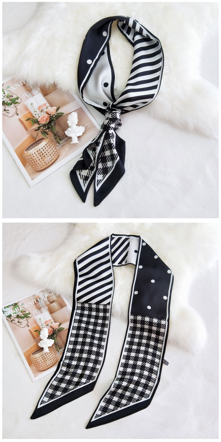 Double-sided Diagonal Scarf Mid-length Scarf display picture 3