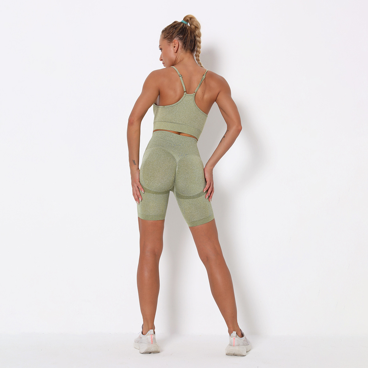 Knitted Seamless Yoga Sports Set NSNS11004