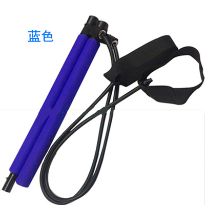 普拉提棒健身棒弹力绳运动健身材背部瑜伽深蹲训练塑形收腹拉伸带|ms