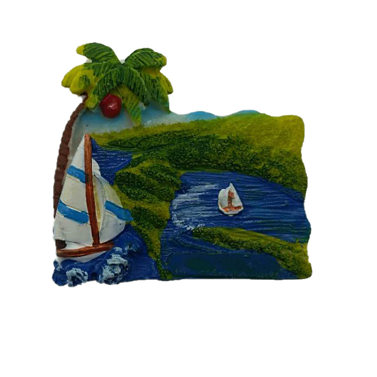 外貿尾單 樹脂手繪磁鐵貼 立體冰箱貼工藝品 旅遊紀念品現貨批發