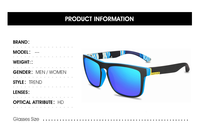 Mode Neue Stil Kontrast Farbe Muster Polarisierte Uv400 Männer Sonnenbrille display picture 1