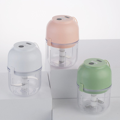 源头工厂无线电动蒜泥神器 迷你小型家用料理机打拉捣搅肉蒜蓉机