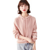 Fashion loose hooded knitted sweater for women