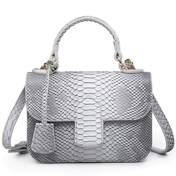 Snake pattern gray