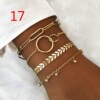 Brand fashionable beaded bracelet with tassels, set