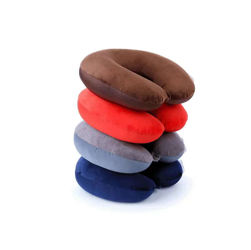 u型枕护颈枕保健颈椎枕头素色系列抱枕办公室午睡枕