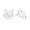 Cute fashionable small earrings stainless steel, Korean style