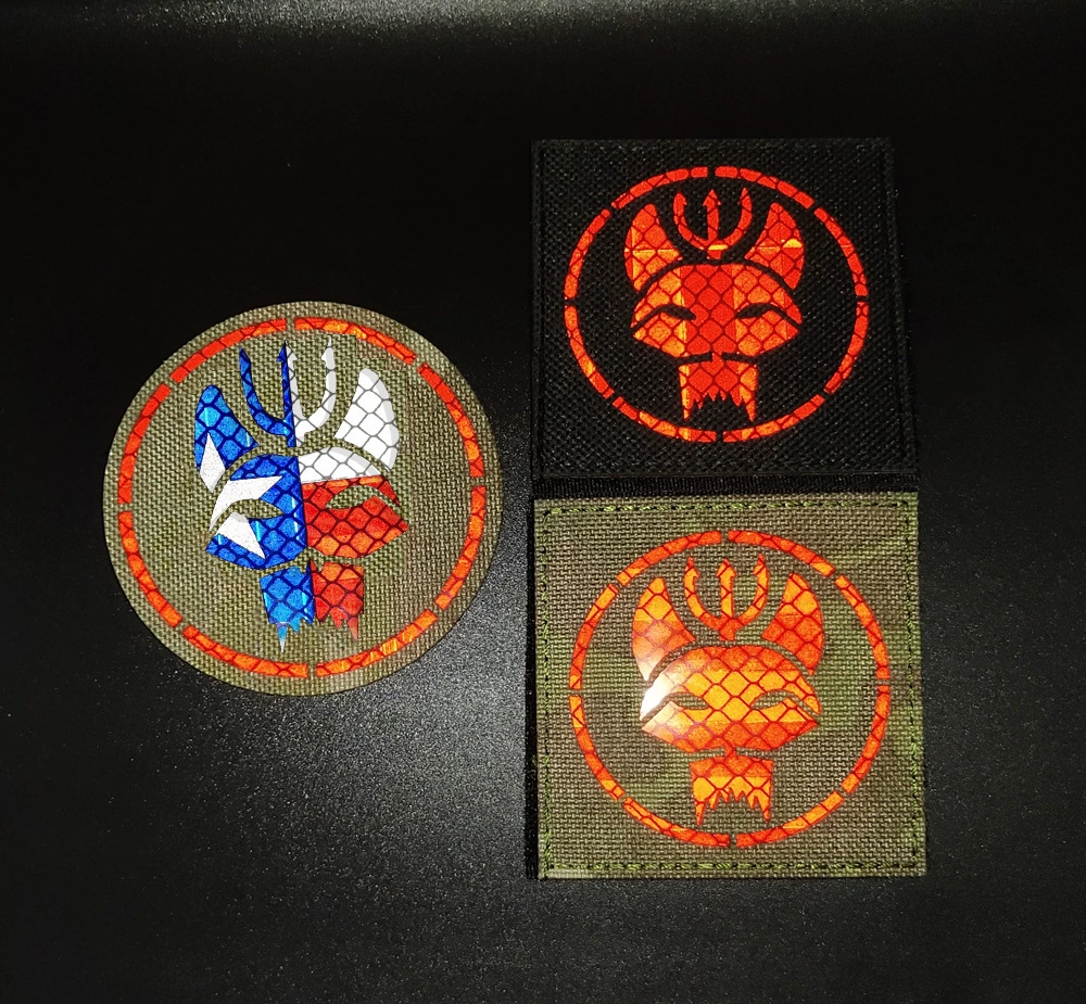 All -Black Seal Assault Team Montelling Chapter Texas Seal Tripidal Magic Magic Rider Infrared Night Visual Anti -Light Sticker
