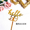 Acrylic commemorative decorations for St. Valentine's Day, factory direct supply