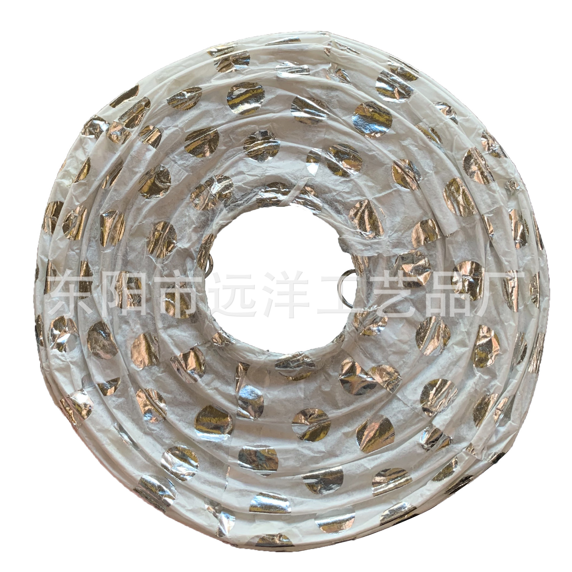 烫金圆形纸灯笼3