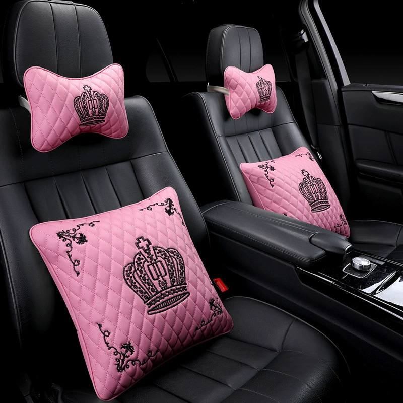 Автомобильный подголовник милый четыре сезона универсальный автомобиль автомобильная подушка для шеи Подушка для талии подушка поколение волос
