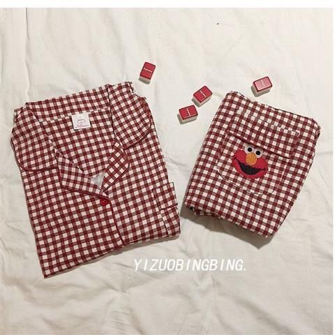 Pijamas de mamá de mediana edad Primavera y otoño de las mujeres de manga larga 100% algodón cardigan de mediana edad y ancianos más tamaño traje de desgaste para el hogar