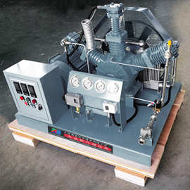 150公斤氧气高压充瓶机,勇霸防爆无油氧气压缩机WWS-4/4-150