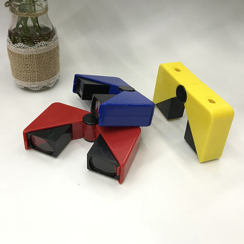 Colorful 325 Square Folding Portable Children's Toy ABS Acrylic Plexiglas Telescope Gift