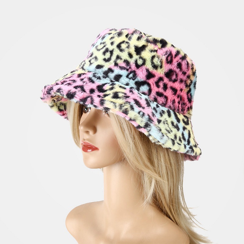 Women's Fashion Leopard Wide Eaves Bucket Hat display picture 4