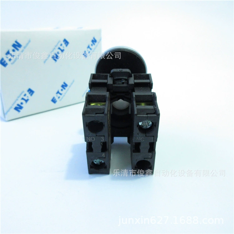 Original Eaton two-position push button switch M22-DDL-WS-X1/X0/K11 spring return one open and one closed