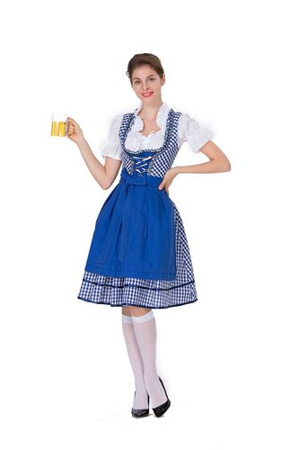New Halloween Costume Beer Girl Dress Uniform Body Shaping Stage Performance Costume Maid Costume