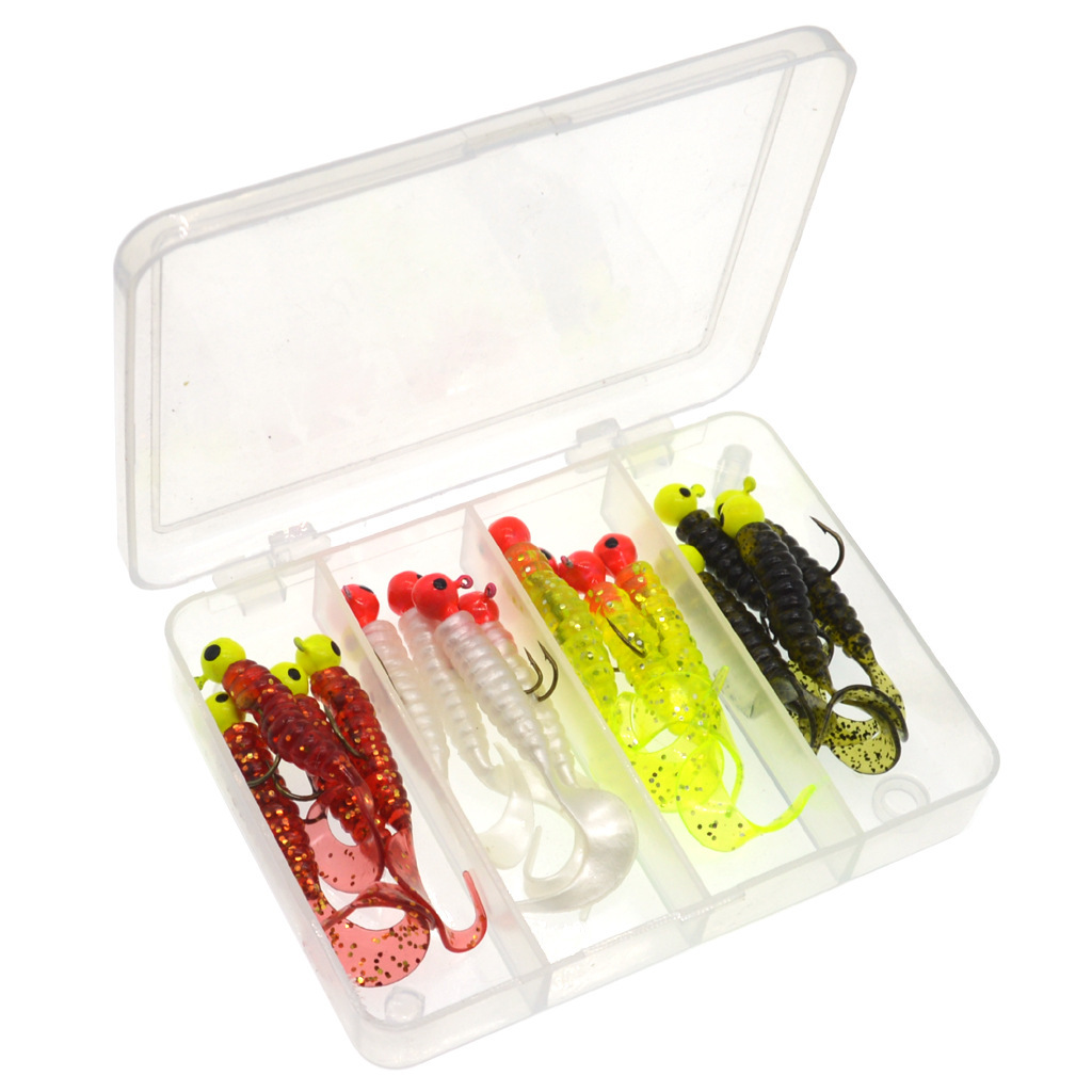 5 Colors Paddle Tail Fishing Lures Soft Plastic Baits Fresh Water Bass Swimbait Tackle Gear