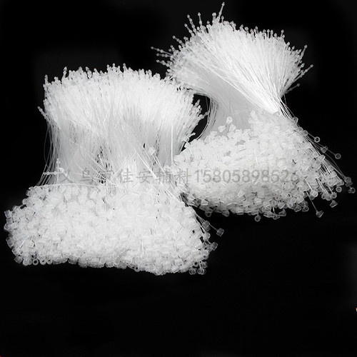 Manufacturer wholesale universal pointed round head hand-threaded needle tag thread plastic buckle clothing plastic needle trademark tag thread