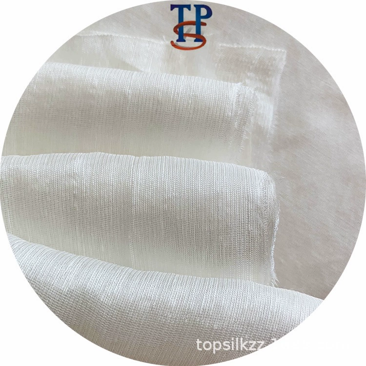 14mm silk and linen spinning 140 width mulberry silk and linen interwoven silk fabrics