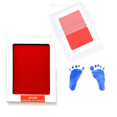 Baby foot print pad, hand print pad, anti-cross-infection hand and foot print pad, baby footprint stamp pad, non-stick ink stamp pad