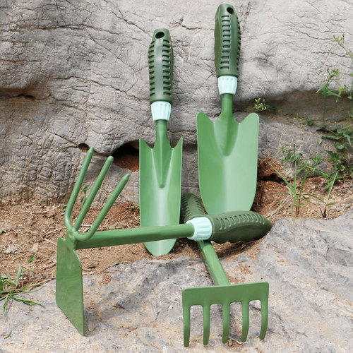 Outdoor small shovel, flower small trowel, small flower shovel, sea gathering tools set, small iron shovel, spade, hoe, rake