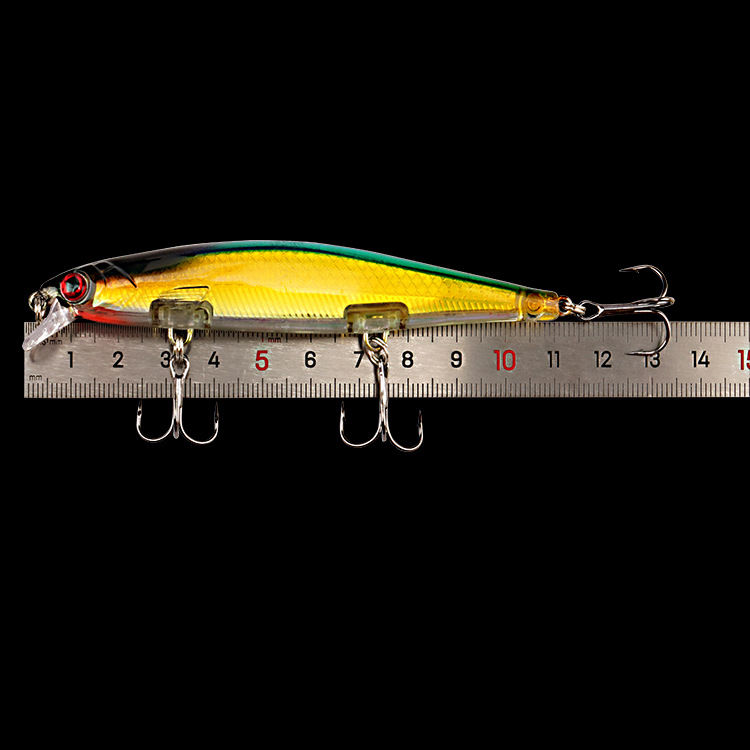 Shallow Diving Minnow Lures Sinking Hard Plastic Baits Fresh Water Bass Swimbait Tackle Gear